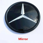 3D Star Badge Car Grill Emblem Front Logo for Mercedes Benz W204 W205 W213 X253 a B C E S CLA GLB GLC GLE GLS Vehicle Accessorie