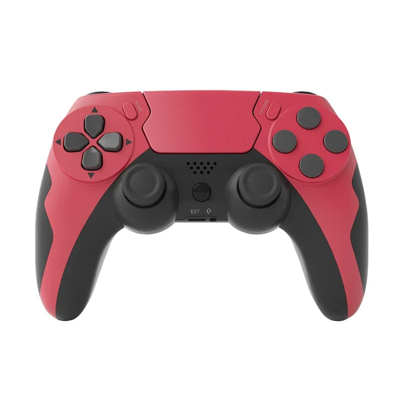 GAMINJA Wireless Controller Bluetooth Gamepad Double Vibration 6Axis Joypad Touchpad Microphone Earphone Port For PS4 PS3 PC