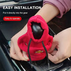 Fashion Car Decor Dust Proof Car Shift Knob Hoodie Handle Cover For Chevrolet Silverado Impala Malibu Equinox Cruze Camaro