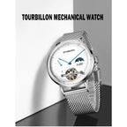 Classic Men's Watches Tourbillon Multi-function Full Automatic Men Watch High end Male Steel Strap Waterproof Wrist watches