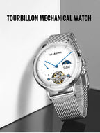 Classic Men's Watches Tourbillon Multi-function Full Automatic Men Watch High end Male Steel Strap Waterproof Wrist watches