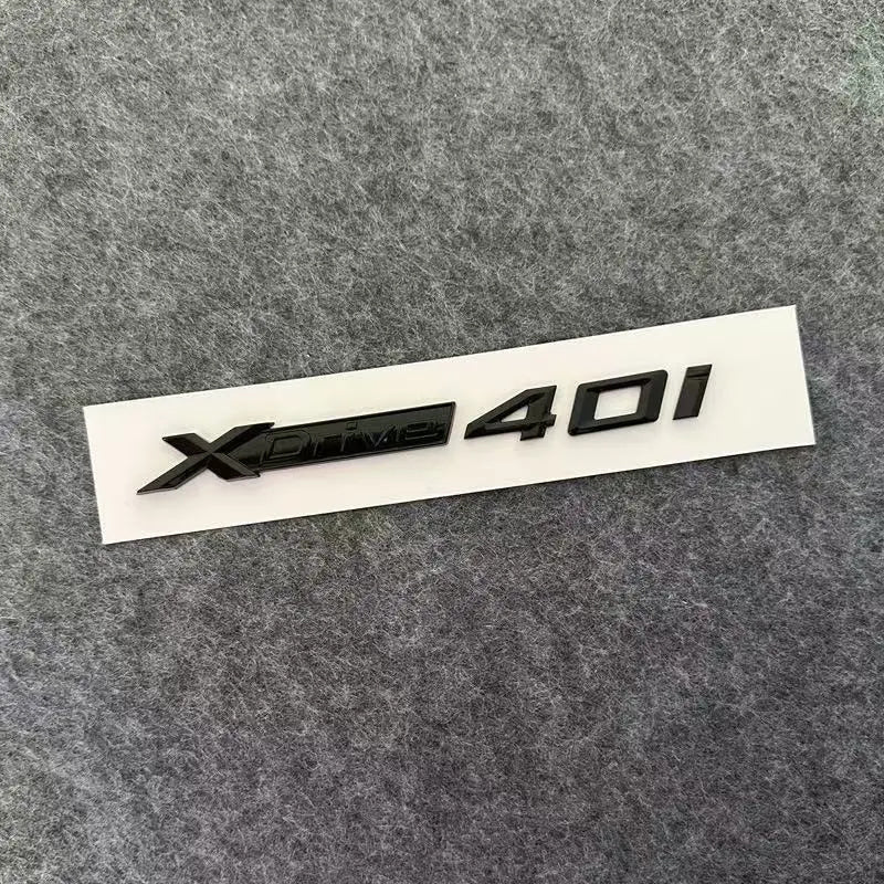 3D ABS Car Mudguard Trunk Emblem Sticker XDrive  20i 23i 25i 28i 30i 35i 40i 45i 48i 50i 55i Badge Decal Decor Fit for X3 X5