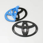 3D Car logo series Front Head Grill Hood Bonnet Emblem Rear Tail Bumper Trunk Badge For Toyota Corolla Camry RAV4 Hilux Yaris