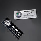 3D Aluminum Car Side Body Trunk Emblem Decoration Sticker For Mercedes Benz AMG Class GLK GLA CLA GLB W108 W447 W204 W205 Fortwo