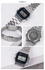 Casio watch silver watch men set brand luxury LED digital Waterproof Quartz men watch Sport military Wrist Watch relogio masculi