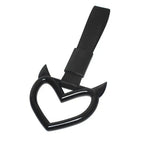 JDM Train Bus Handle Hand Strap Ring Heart Styling Drift Charm Strap Drift Auto Warning Ring Car Strap Car Rear Bumper Supplies