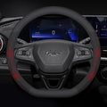 For Chevrolet Cruze Bolt Aveo Spark Onix capti Cavalier Carbon fiber Suede Microfiber Car Steering Wheel Cover Auto Accessories