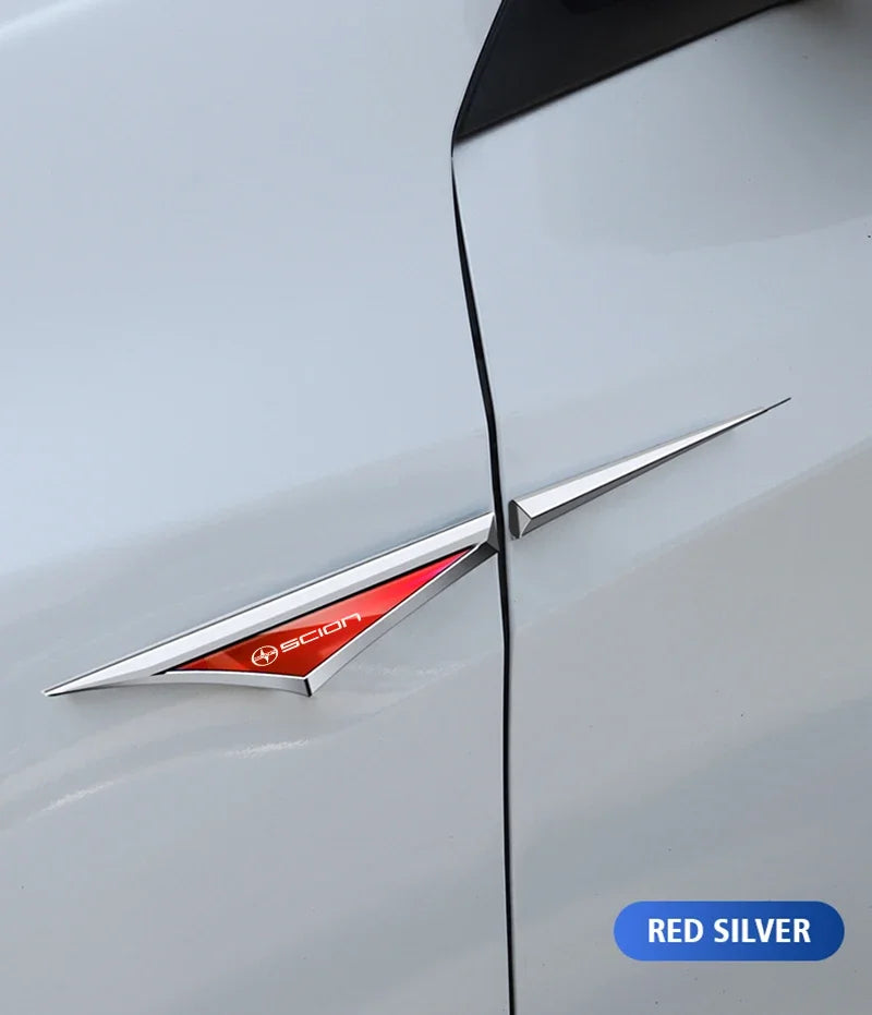 2pcs 3d alloy car stickers car accsesories accessory for Toyota scion FR-S im IA