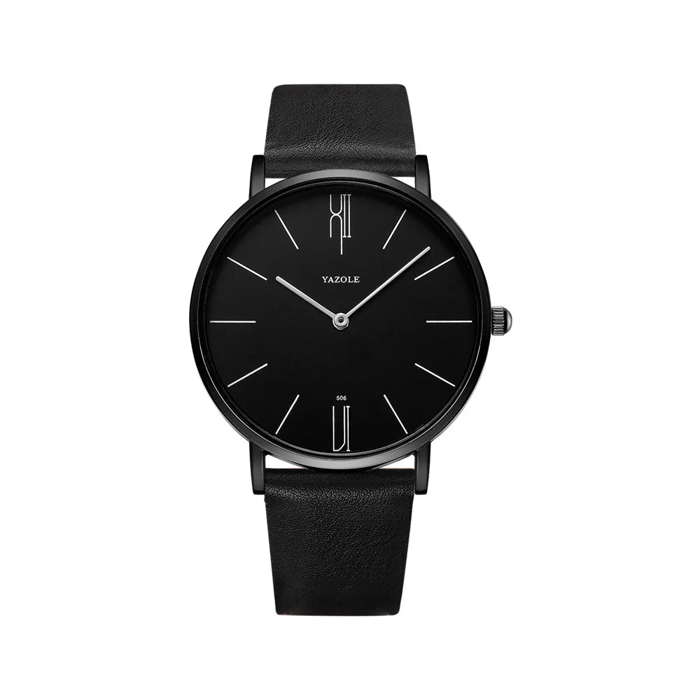 Luxury Top Brand Men's Quartz Wrist Watches Men Business Leather Quartz Clock Women Men's Watches Man's Wristwatch Gifts for Men