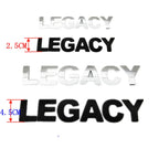 Car Letter Rear Trunk Decals Emblem Badge Sticker Front Engine Cover Sticker Decal Styling For Subaru LEGACY