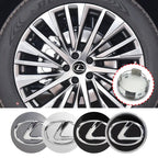 4pcs 62mm Car Wheel Center Hub Cap Rim Dustproof Cover Emblemem For Lexus RX NX UX GX ES260 ES300 LS500 IS250 RX350 LX570 LX600