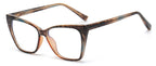 Gafas anti-luz azul a la moda para mujer, gafas clásicas antideslumbrantes con protección ocular para juegos de ordenador, montura de luz, gafas de cristal lisas