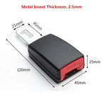 Car Seatbelt Extender Auto Seat Belt Extender Vehicle Thickened Insert Plug Buckle Extension Accessories