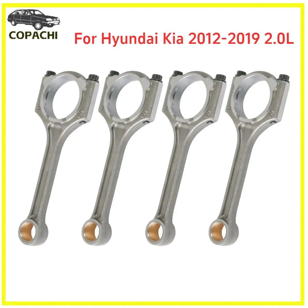 4PCS G4NA Engine Car Connecting Rod 23510-2E001 23510-2E410 23510-2E400 23500-2E400 23510-2E001S For Hyundai Kia 2012-2019 2.0L