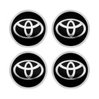 4pcs 56mm Car Styling Wheel Center Hub Caps Stickers Badge Emblem Decoration Decal For Toyota Corolla Auris Yaris CHR Rav4 Hilux