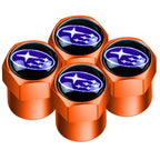 wheel tire Valve Cap Car+accessories Alloy For Subaru WRX STI Tribeca Crosstrek XV Forester BRZ Impreza Smart Outback stickers
