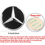 52mm 57mm Car Steering Wheel Badge Sticker Replace Decor For Mercedes Benz B/C/E/S Class A Class C200L GLC GLK FXPT-JS-BENZ