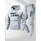 2025 popular otoño e invierno nueva ropa deportiva con capucha ropa deportiva moda ropa deportiva con capucha ropa deportiva casual y pantalones dos en uno