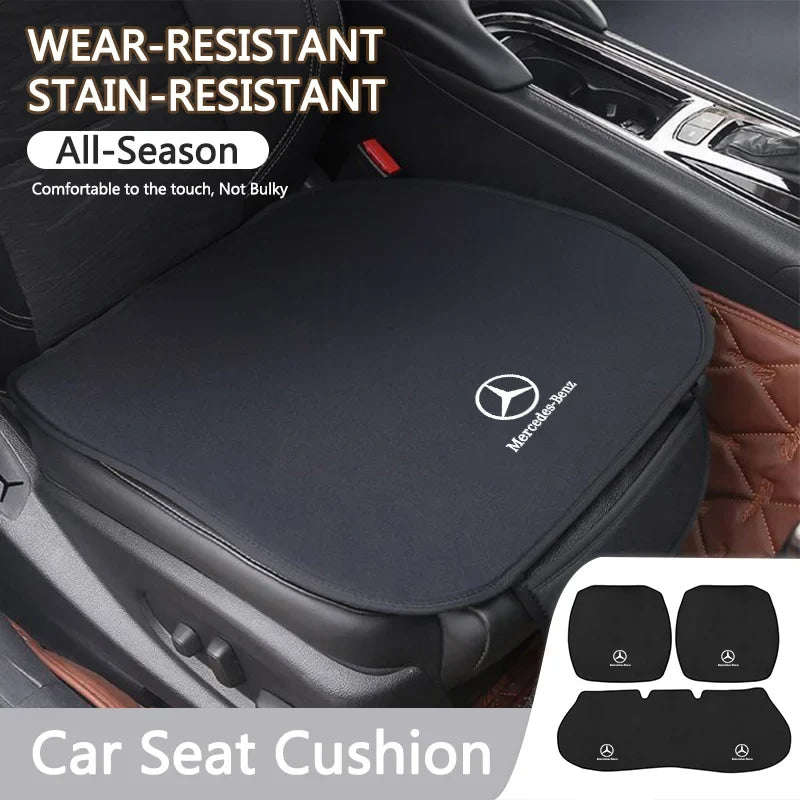 Car Seat Cushion Breathable Suede Thickened Soft Pad For Mercedes Benz AMG W204 W205 W203 W211 W212 W213 W206 W210 W220 W222
