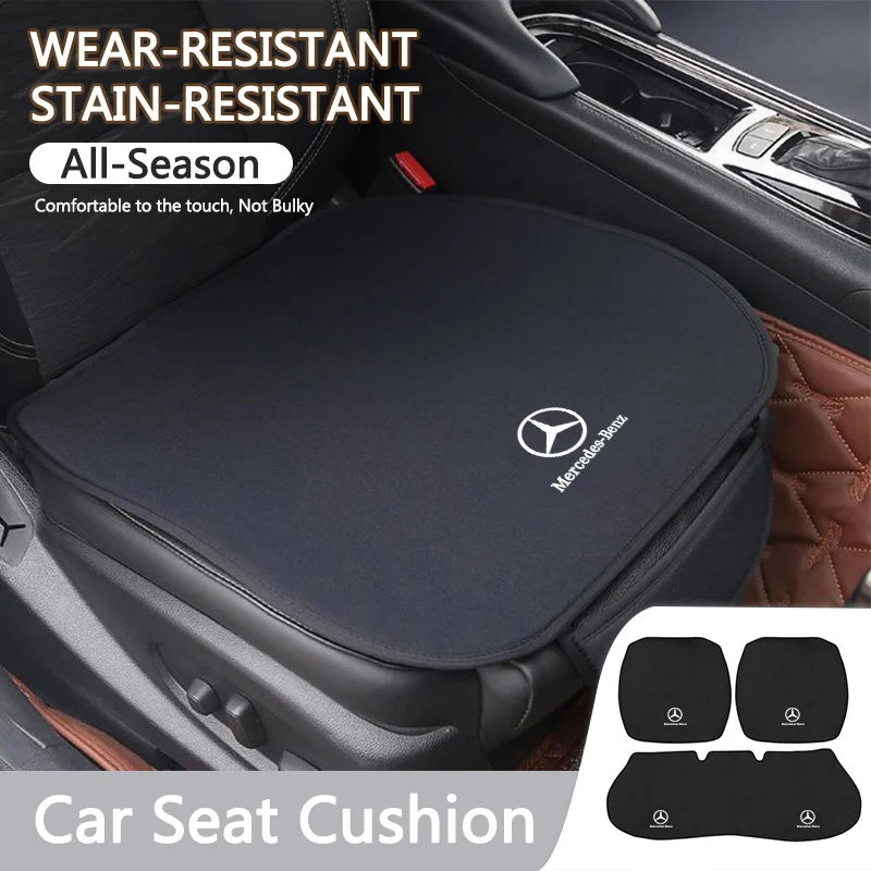 Car Seat Cushion Breathable Suede Thickened Soft Pad For Mercedes Benz AMG W204 W205 W203 W211 W212 W213 W206 W210 W220 W222