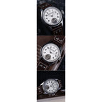 HRUODLAND Pilot Watch for Men BGW-9 Luminous Mechanical Wristwatch 316L Stainless Steel Sapphire Glass 10ATM Waterproof F016
