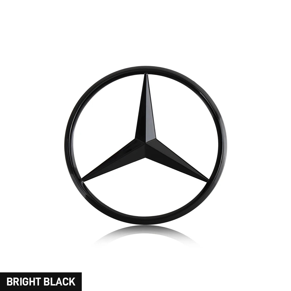 1PCS 70mm Metal Car Engine Emblem Hood Decoration Stickers Accessories for Mercedes Benz AMG W204 W205 W211 CLS CLA Smart Fortwo