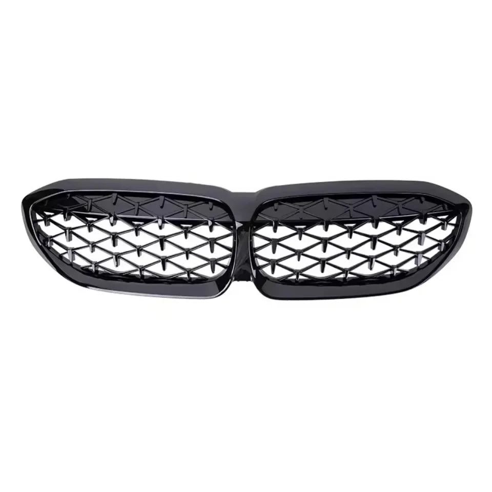 XVIP For BMW G20 3-Series G20 G21 G28 2019-2023 Front Bumper Hood Kidney Racing Grilles Replacement Black Diamond Meteor Style