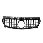 Chrome Silver AMG Style Front Bumper Grille For Mercedes Benz CLA-Class W117 2013-2019 CLA180 CLA200 CLA45 Front Grill Black