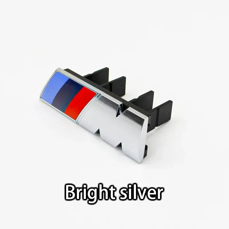3D ABS M Logo Car Emblem Front Grill Badge Accessorie For BMW  X3 X5 E39 E92 F11 F31 E90 E46 F10 F30 E87 F20 G20 E60 E61 F25 E36