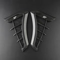 Black Car Fender Side Vents Air Flow Intake Hole Shark 3D Grille Sticker Cover for Ford Focus ST Mondeo Fiesta Kuga Escape Car