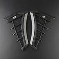 Black Car Fender Side Vents Air Flow Intake Hole Shark 3D Grille Sticker Cover for Ford Focus ST Mondeo Fiesta Kuga Escape Car