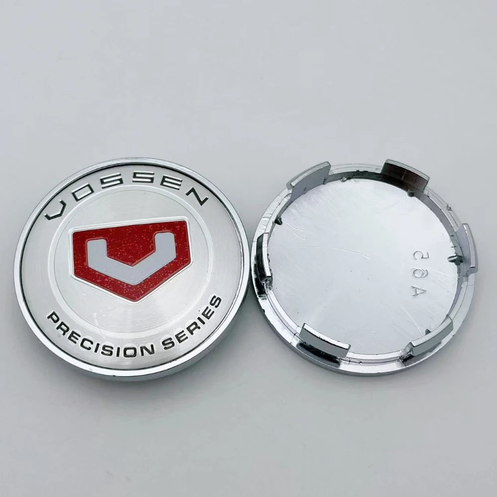 4pcs 65MM 59MM Vossen Logo Emblem Badge Car Wheel Center Caps Wheel Hubcap Hub Center Dust Cover Replace Car Styling Accessories