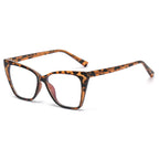 Gafas anti-luz azul a la moda para mujer, gafas clásicas antideslumbrantes con protección ocular para juegos de ordenador, montura de luz, gafas de cristal lisas