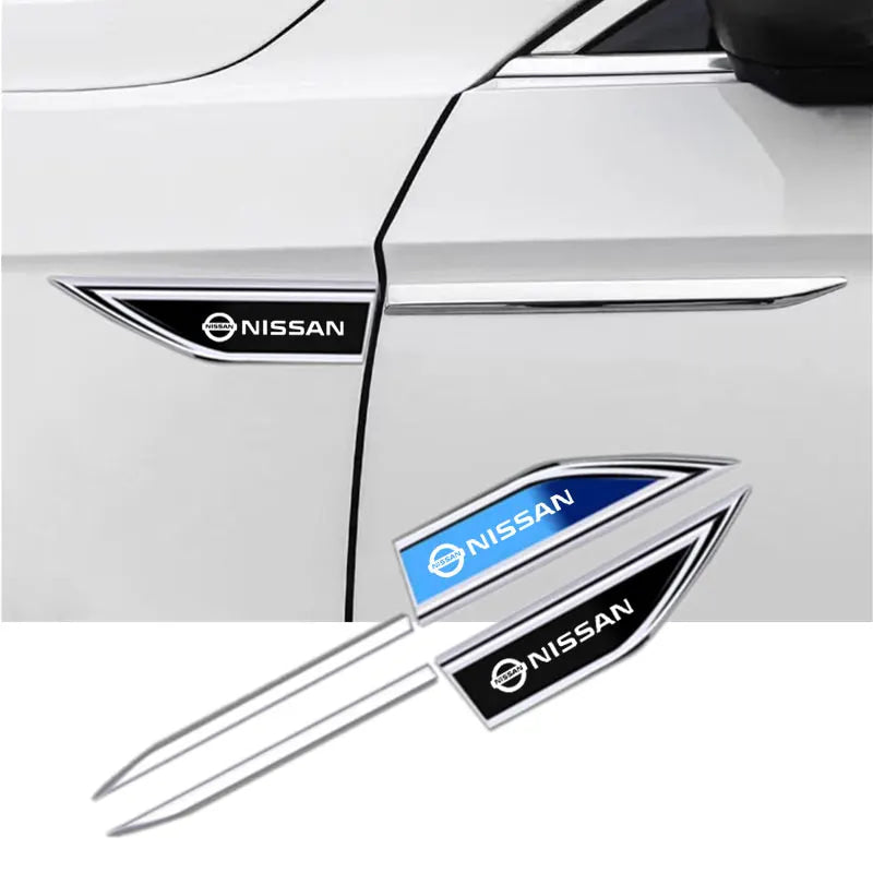 Car sticker Door Fender Side Blade Badge Car Body Sticker For Nissan X-Trail Qashqai Juke Leaf Micra NOTE Patrol Pulsar NISMO