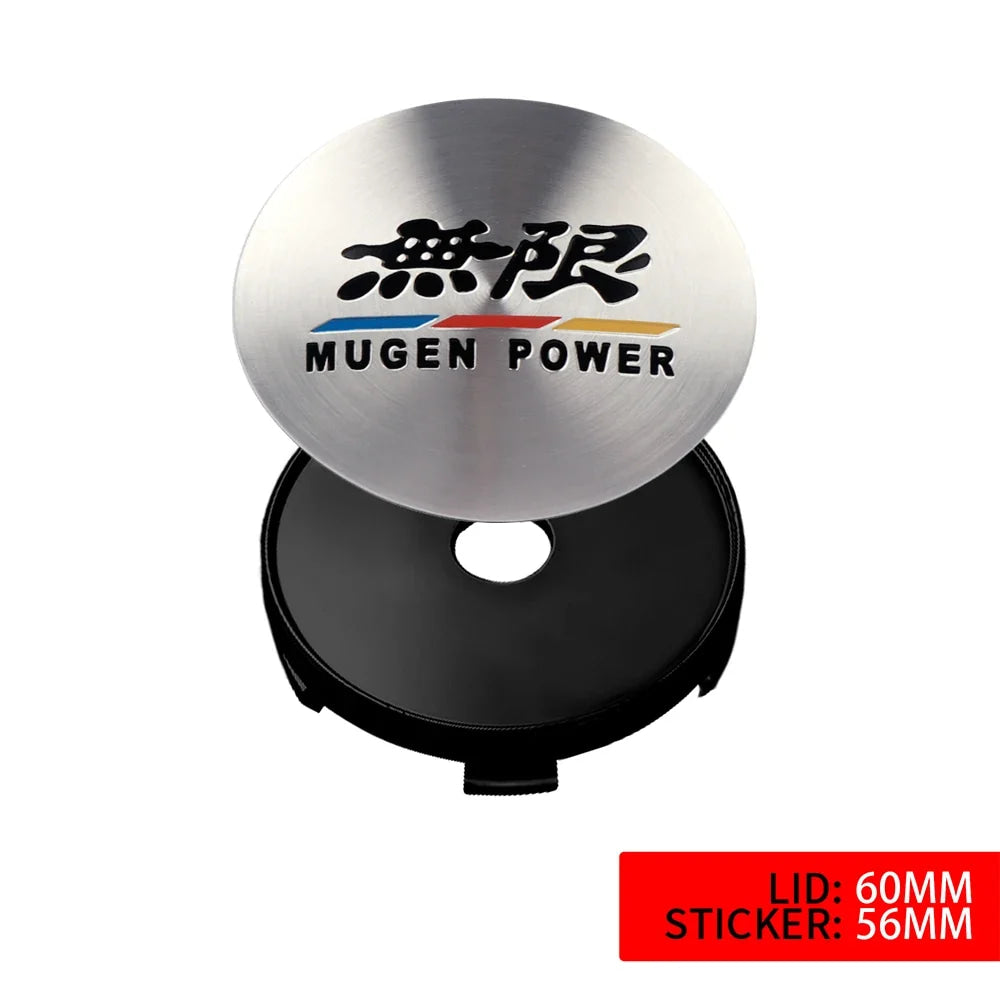 4pcs 56/58/60/69mm Car Wheel Center Hub Caps Accessories For Honda Type R Type S VTEC DOHC Modulo Vezel Legend Si RR Insight