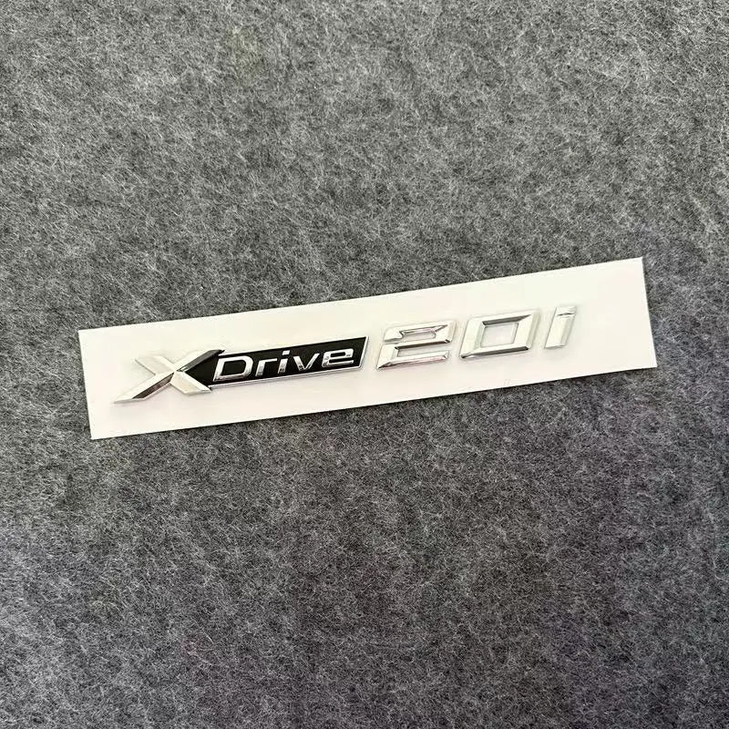 3D ABS Car Mudguard Trunk Emblem Sticker XDrive  20i 23i 25i 28i 30i 35i 40i 45i 48i 50i 55i Badge Decal Decor Fit for X3 X5