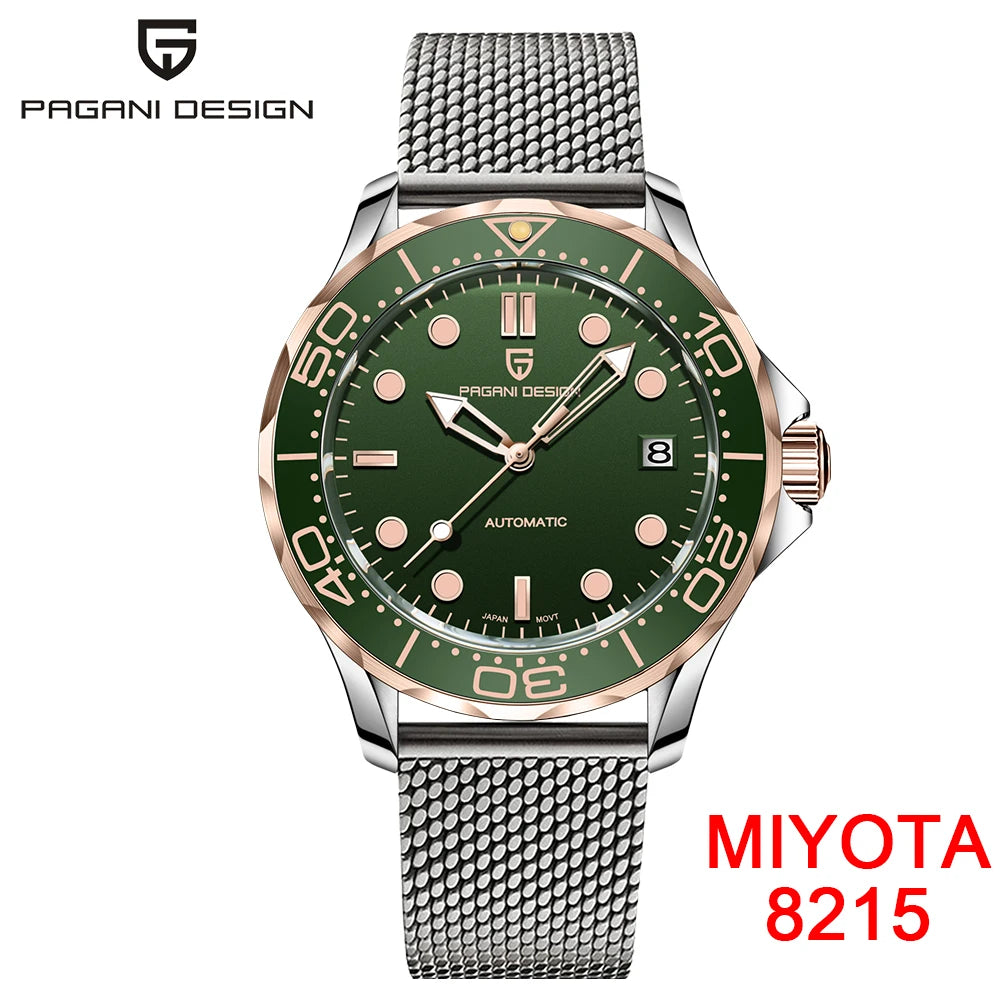 PAGANI DESIGN-reloj mecánico para hombre, reloj automático de lujo, de pulsera de negocios, con cristal de zafiro AR, novedad de 2026