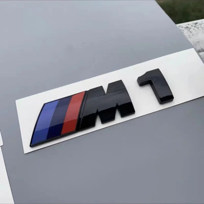 3D Emblem Car Fender Side Rear Trunk Badge M Logo Sticker Number Decal For BMW M1 M2 M3 M4 M5 M6 M7 Performance Auto Accessories