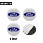 4Pc 65mm 60mm 56mm Car Wheel Center Hub Cap Cover Badge Stickers For Ford F150 Focus Ranger Fiesta Transit Mustang Mondeo Fusion