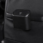Universal Organizer Car Clamshell Trash Bin Hanging Vehicle Garbage Dust Case Storage Box Black ABS Square Pressing Trash Can 6P