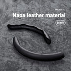 Universal Suede / Nappa Leather Car Steering Wheel Cover 38CM Breathable O/D Shape Protector Non-Slip Auto Interior Accessories
