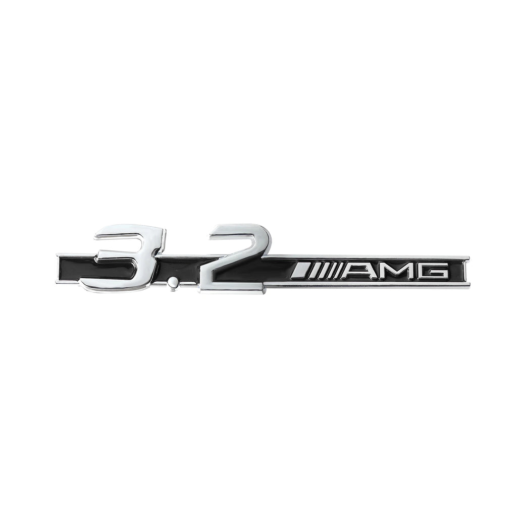3D ABS Car Styling Logo 3.2 5.5 6.3 6.5 AMG Badge Fender Side Rear Trunk Sticker for Mercedes Benz A CLA GLC W108 W222 C180 W190