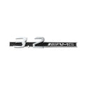 3D ABS Car Styling Logo 3.2 5.5 6.3 6.5 AMG Badge Fender Side Rear Trunk Sticker for Mercedes Benz A CLA GLC W108 W222 C180 W190