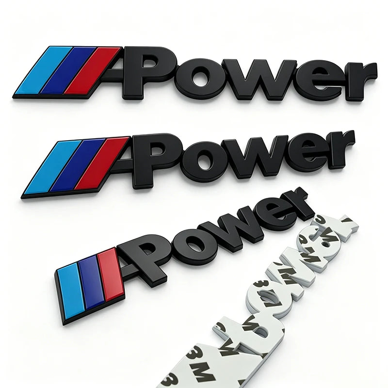 3D Metal Sports Trunk Sticker For BMW X1 X2 X3 X4 X5 X6 X7 iX3 F20 F10 F07 E70 E46 E90 E92 E60 E39