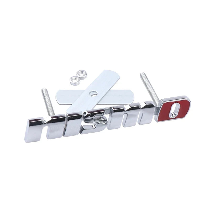 Car Front Grille Badge Decoration Trims Grill Sticker Auto Exterior Parts For Nissan Nismo Leaf X-trail Qashqai Note Juke Sentra