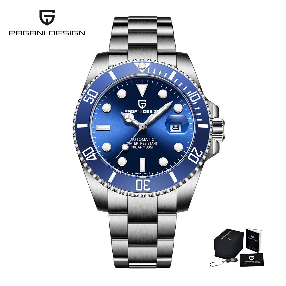 PAGANI Design 2026 New Men Automatic Mechanical Watches Miyota 8215 40mm Stainless Steel Waterproof Watch Relogio