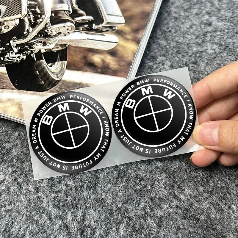 2Pcs Customized Car logo Decal Sticker for BMW E93 F10 F20 F30 F40 F15 F25 F26 F31 F49 F86 M3 M5 X3 G20 G30 Styling Accessories