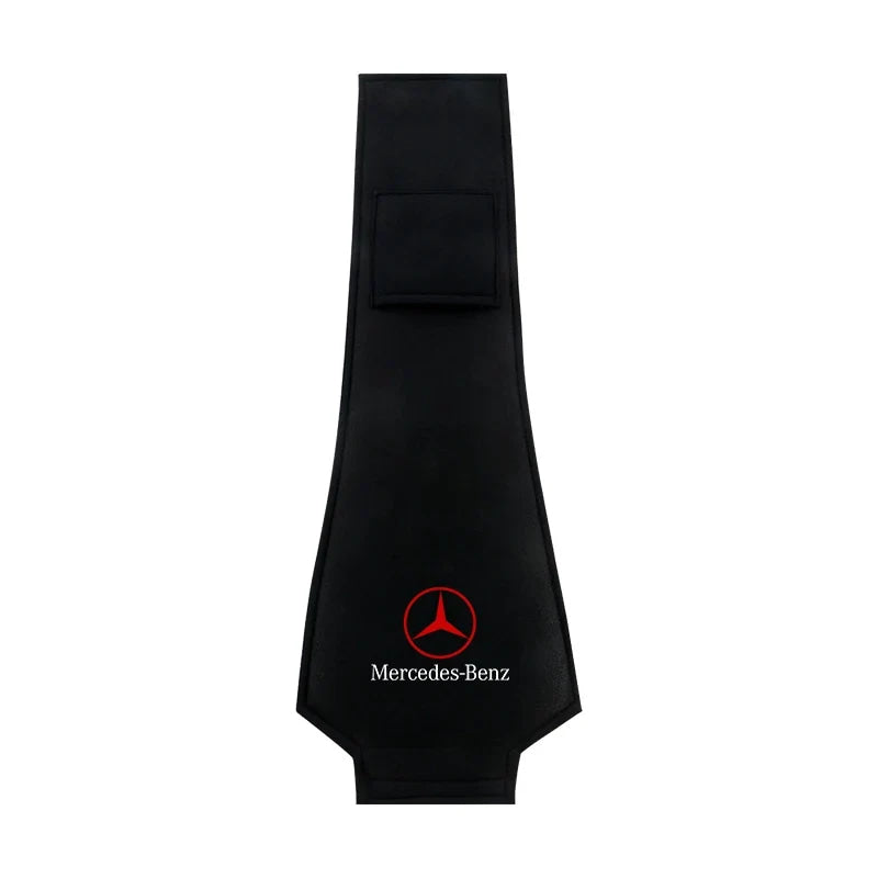 Car Headrest Cover Seat Head Pillow Neck Headrest Cover For Mercedes Benz AMG GLC W203 W206 W220 W205 W211 W212 W201 Accessory