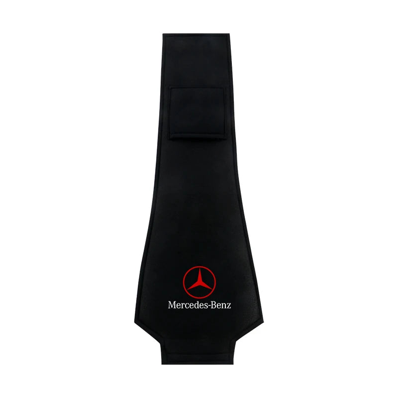 Car Headrest Cover Seat Head Pillow Neck Headrest Cover For Mercedes Benz AMG GLC W203 W206 W220 W205 W211 W212 W201 Accessory