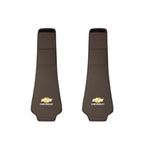 2Pcs Quality Leather Car Seat Headrest Covering Accessories For Chevrolet Corvette Montana TrailBlazer Silverado Traverse Camaro